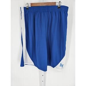 CG Chris Gelinas Men's Blue White Athletic Elastic Waist Short Size 2XL